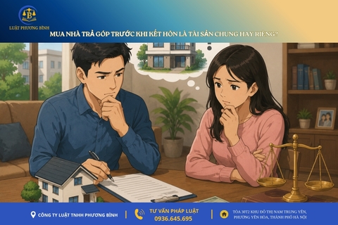 Mua nhà trả góp trước khi kết hôn là tài sản chung hay riêng?