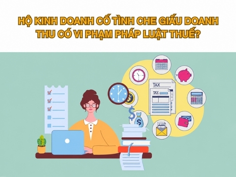 Hộ kinh doanh cố tình che giấu doanh thu có vi phạm pháp luật thuế?
