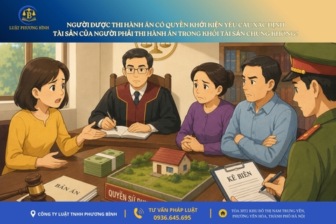 Người được thi hành án có quyền khởi kiện yêu cầu xác định tài sản của người phải thi hành án trong khối tài sản chung không?
