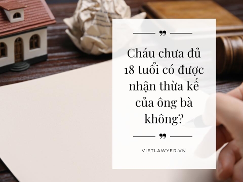 Cháu chưa đủ 18 tuổi có được nhận thừa kế của ông bà không?