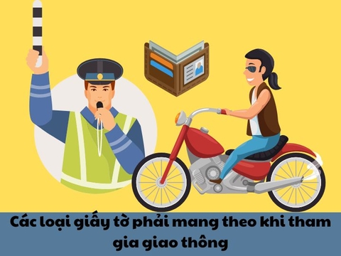 Các loại giấy tờ phải mang theo khi tham gia giao thông