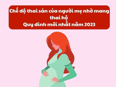 Chế độ thai sản của người mẹ nhờ mang thai hộ - Quy đinh mới nhất năm 2023