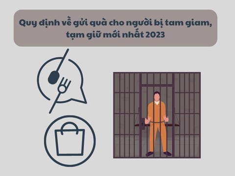 Quy định về gửi quà cho người bị tam giam, tạm giữ mới nhất 2023