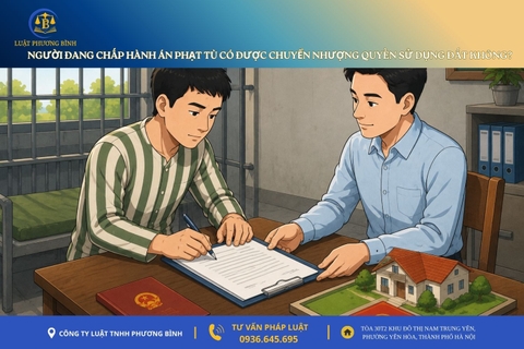 Người đang chấp hành án phạt tù có được chuyển nhượng quyền sử dụng đất không?