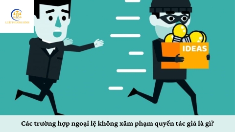 Các trường hợp ngoại lệ không xâm phạm quyền tác giả là gì?