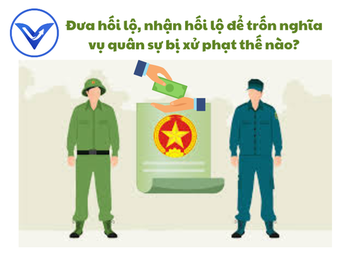 Đưa hối lộ, nhận hối lộ để trốn nghĩa vụ quân sự bị xử phạt thế nào?