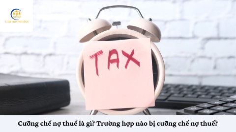 Cưỡng chế nợ thuế là gì? Trường hợp nào bị cưỡng chế nợ thuế?