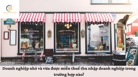 Doanh nghiệp nhỏ và vừa được miễn thuế thu nhập doanh nghiệp trong trường hợp nào?