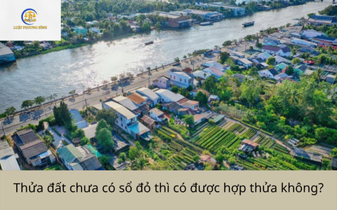 Thửa đất chưa có sổ đỏ thì có được hợp thửa không?