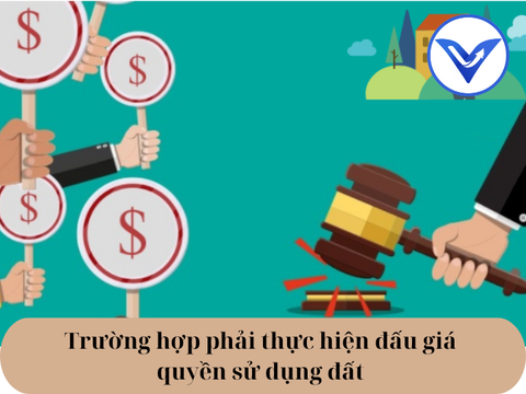 Trường hợp phải thực hiện đấu giá quyền sử dụng đất