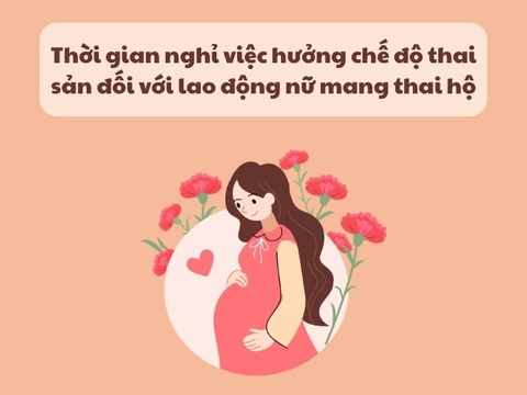 Thời gian nghỉ việc hưởng chế độ thai sản đối với lao động nữ mang thai hộ - Quy định mới nhất 2023