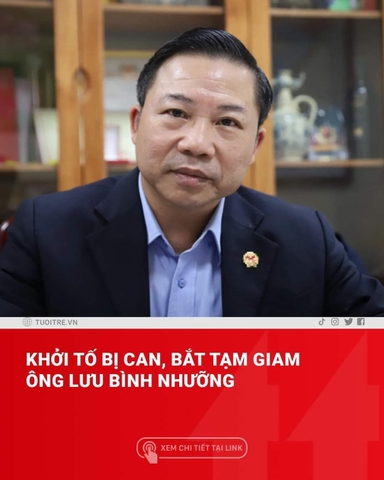 Khởi tố bị can, bắt tạm giam đối với ông Lưu Bình Nhưỡng về tội Cưỡng đoạt tài sản