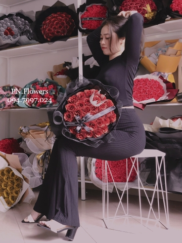 Hoa sáp kim tuyến 30 bông