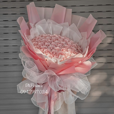 Hoa Sáp 7 Lớp 55 Bông Phấn Nhạt