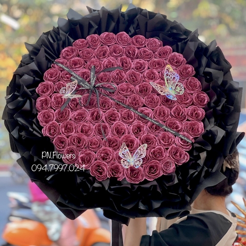 Hoa kim tuyến 90 bông nude