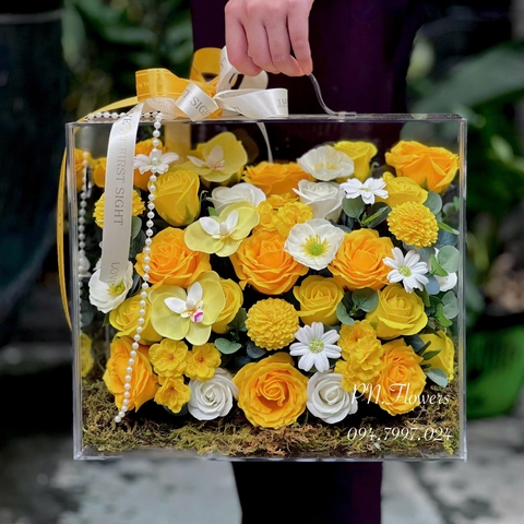 Vali Hoa Sáp Cao Cấp 