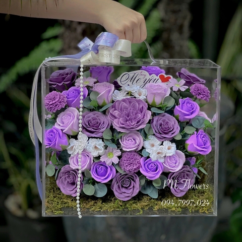 Vali Hoa Sáp Thơm Tặng Mẹ Yêu Size Lớn