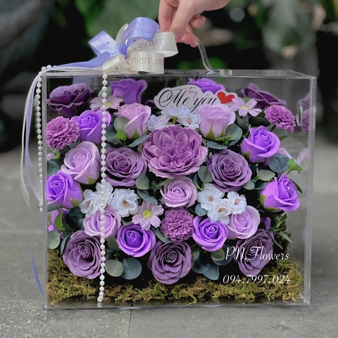 Vali Hoa Sáp Thơm Tặng Mẹ Yêu Size Lớn