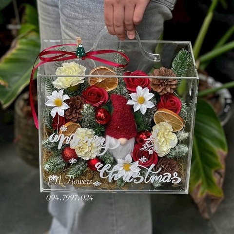 Vali Hoa Sáp Thơm Tone Noel Size Nhỏ