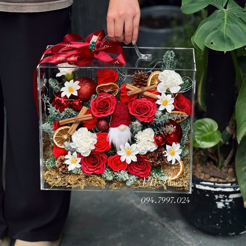 Vali Hoa Sáp Thơm Tone Noel Size Lớn