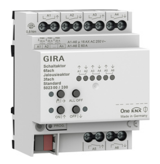 Bộ điều khiển chiếu sáng 6 kênh - Gira Germany