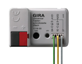 Universal button interface, 2-gang for KNX - Gira Germany
