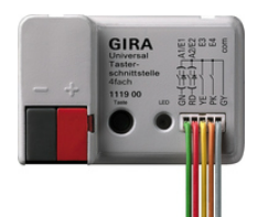 Universal button interface, 4-gang for KNX - Gira Germany