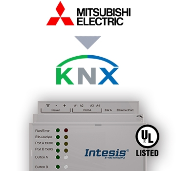 Bộ điều khiển điều hòa Mitsubishi KNX - Intesis