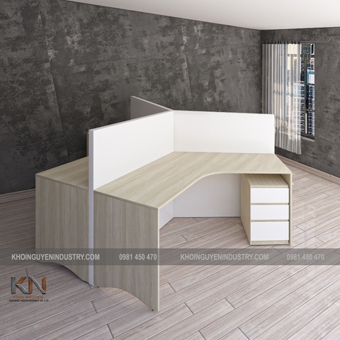 Cụm bàn làm việc 3 người/ CBLV-KN-05-C3