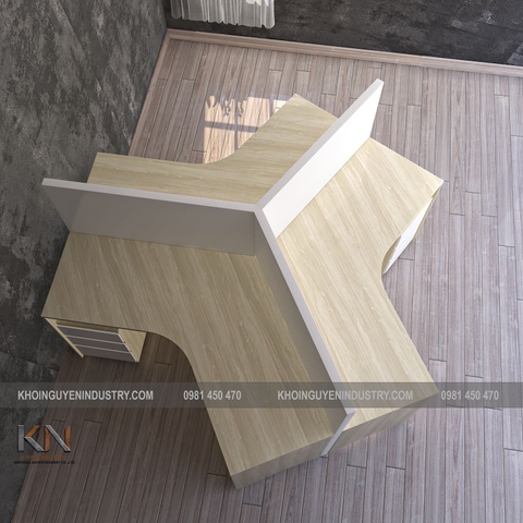 Cụm bàn làm việc 3 người/ CBLV-KN-05-C3