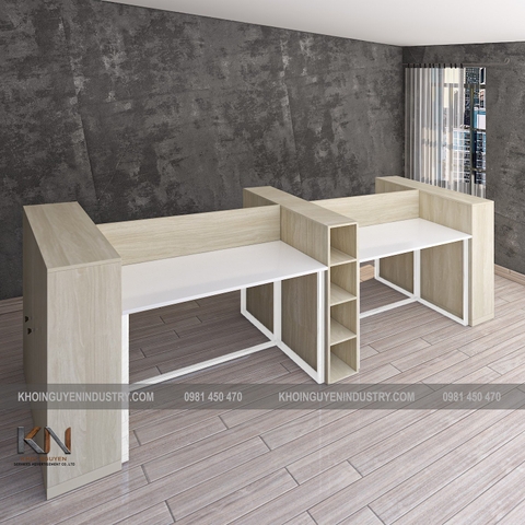 Cụm bàn làm việc 4 người/ CBLV-KN-06-C4