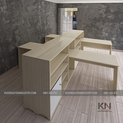 Cụm bàn làm việc 4 người/ CBLV-KN-10-C4