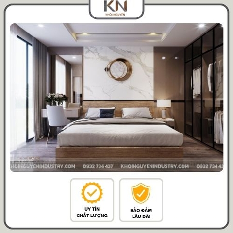 GIƯỜNG GỖ TỐI GIẢN/ GGTG-KN-N01