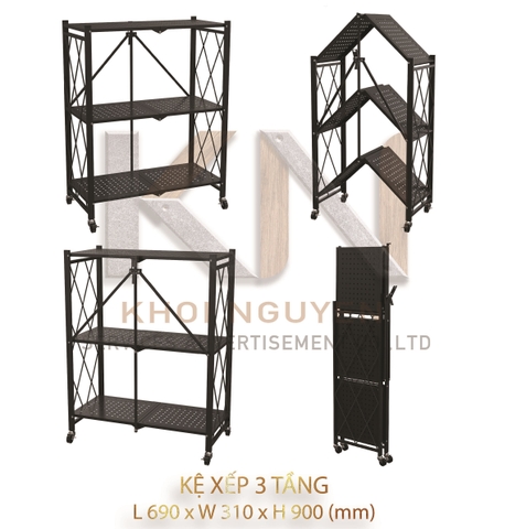 Kệ sắt 3 tầng/ KS3T-KN-01