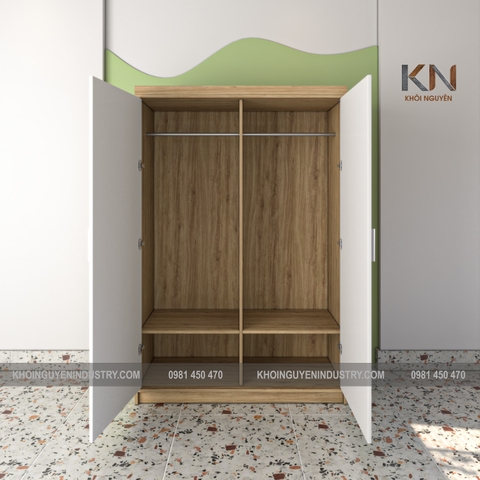 Tủ áo 2 cánh mở/ TA2CM-KN-02