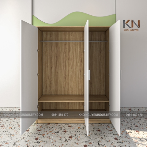 Tủ áo 3 cánh mở/ TA3CM-KN-01