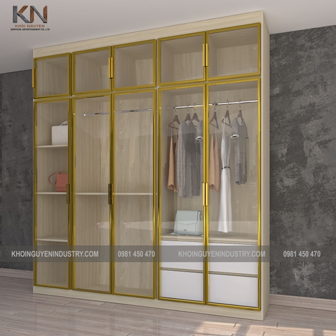 Tủ áo cánh kính/ TACK-KN-01