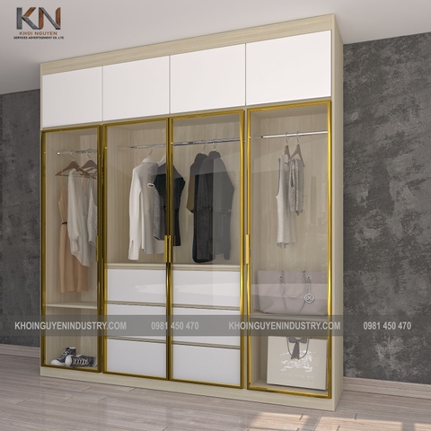 Tủ áo cánh kính/ TACK-KN-03