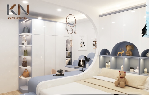 PHÒNG NGỦ CHO BÉ 12M2-KN-N01