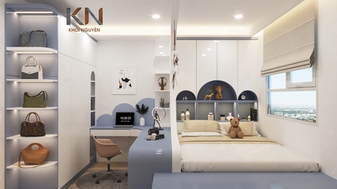 PHÒNG NGỦ CHO BÉ 12M2-KN-N01