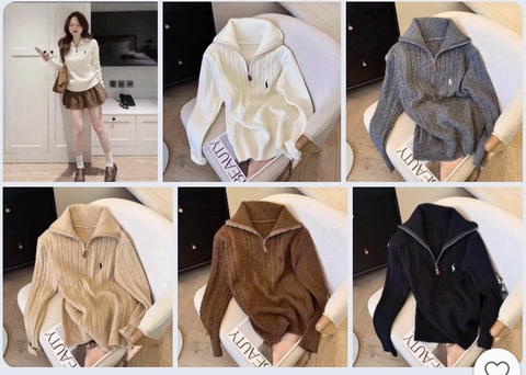 ÁO CARDIGAN LEN THÊU NGỰA TQ26091251