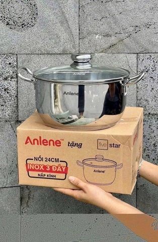 NỒI 3 ĐÁY FIVE STAR 24CM C25103130