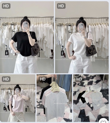 SET 3 ÁO ĐEN TRẮNG HỒNG HQ26060741
