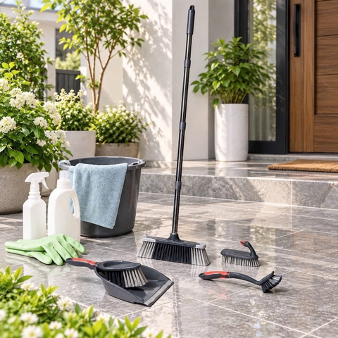 Bộ chổi 5 Dụng Cụ Vệ Sinh Nhà Cửa Holamopa C26091533