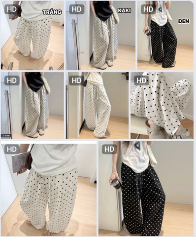 Quần vải chấm bi H26041340
