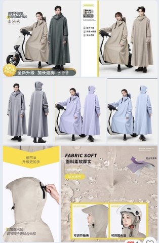 Áo mưa dáng A rộng H26042401