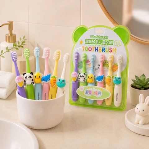 SET 6 BÀN CHẢI ĐÁNH RĂNG CHO BÉ 3-12 TUỔI CN26061130