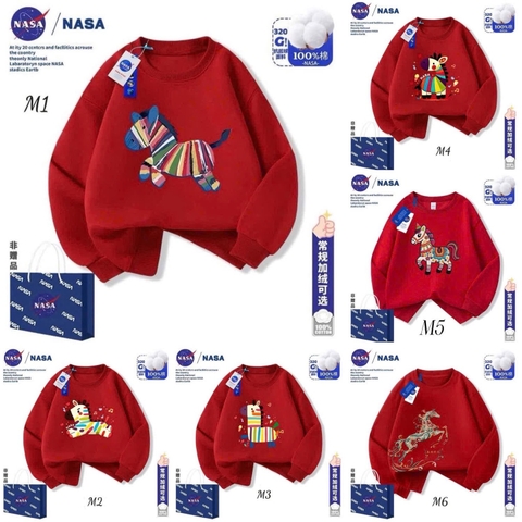 ÁO NỈ HOẠ TIẾT NGỰA HÃNG NASA CHO BÉ C25121210