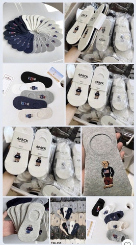 Set 10 đôi Tất Gấu Who.Au xuất dư H25051706