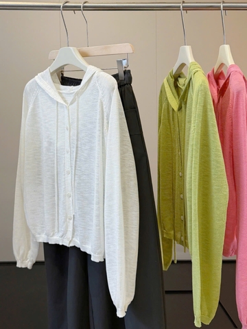 CARDIGAN NỮ CÓ MŨ T26081102